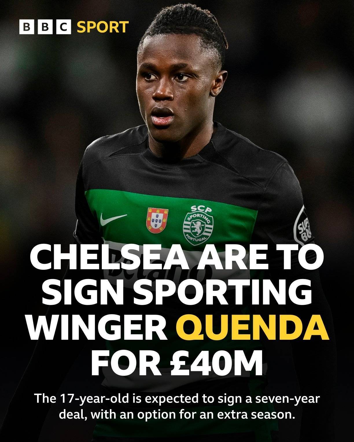 BBC记者：预计昆达与切尔西签7+1合同 转会费4000万镑&amp;2026年加盟